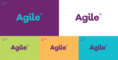 logo design agile PR