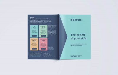 brochure design for design